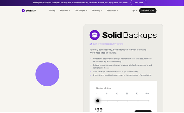 SolidWP Backups 