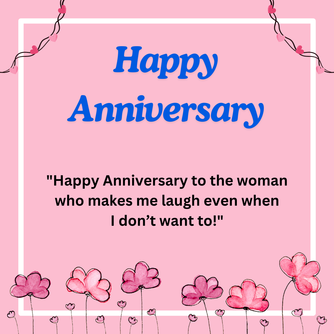 Funny Anniversary Greetings for Wife Image