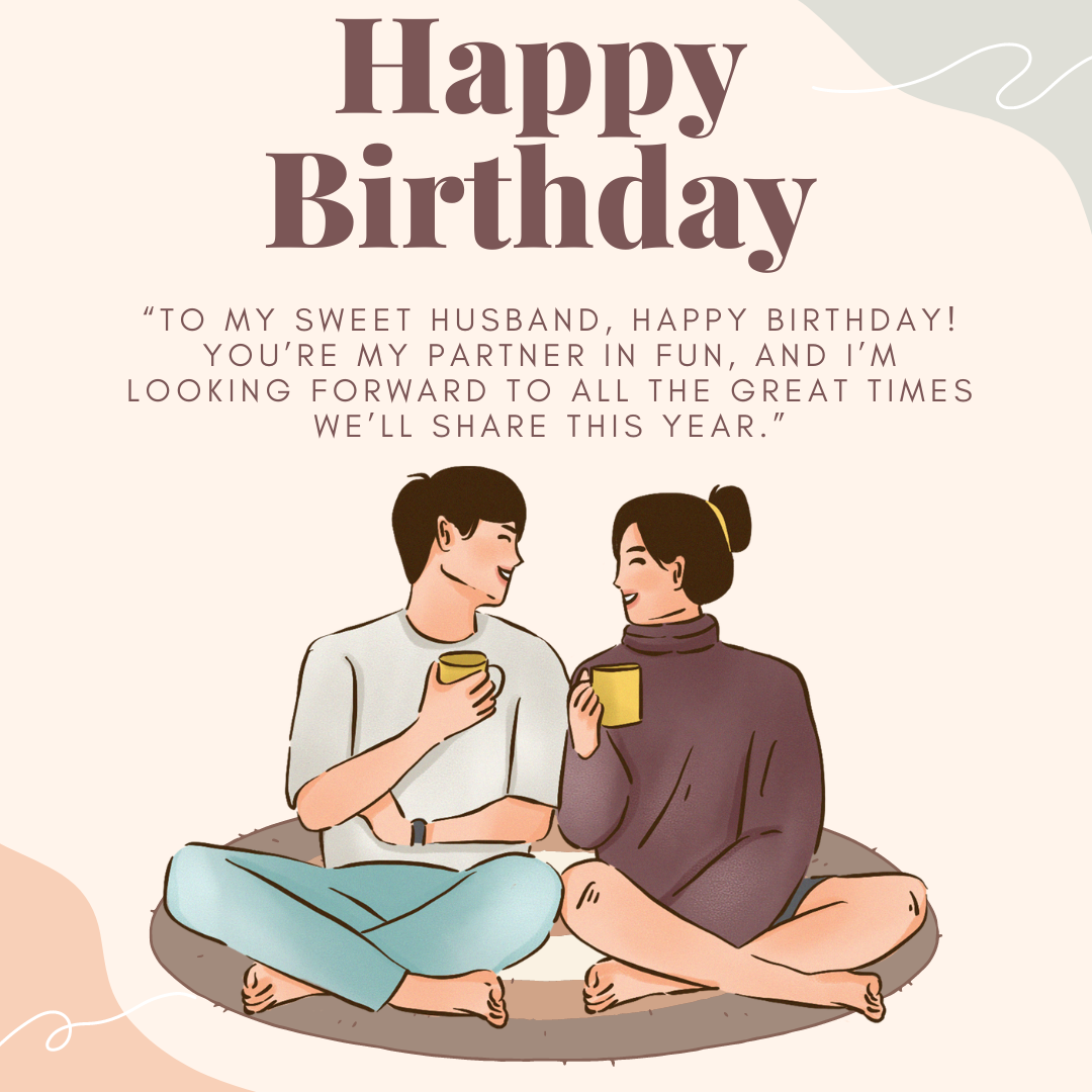 Playful Wishes for Husband Image