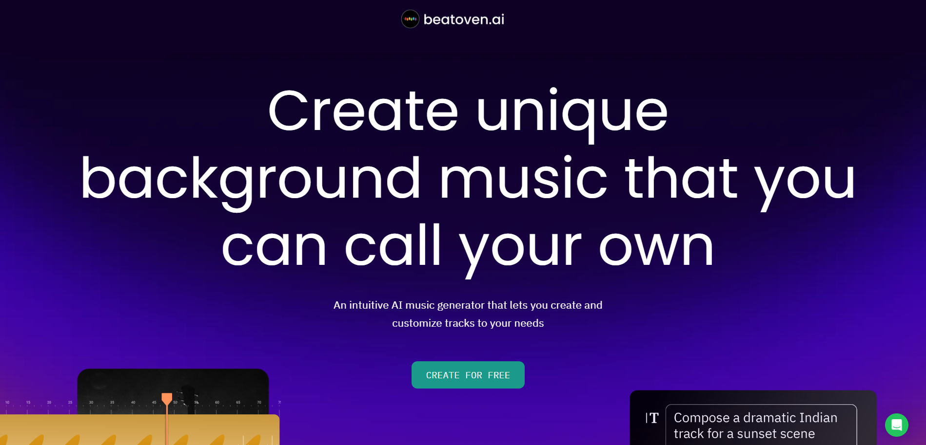 Beatoven Website Image