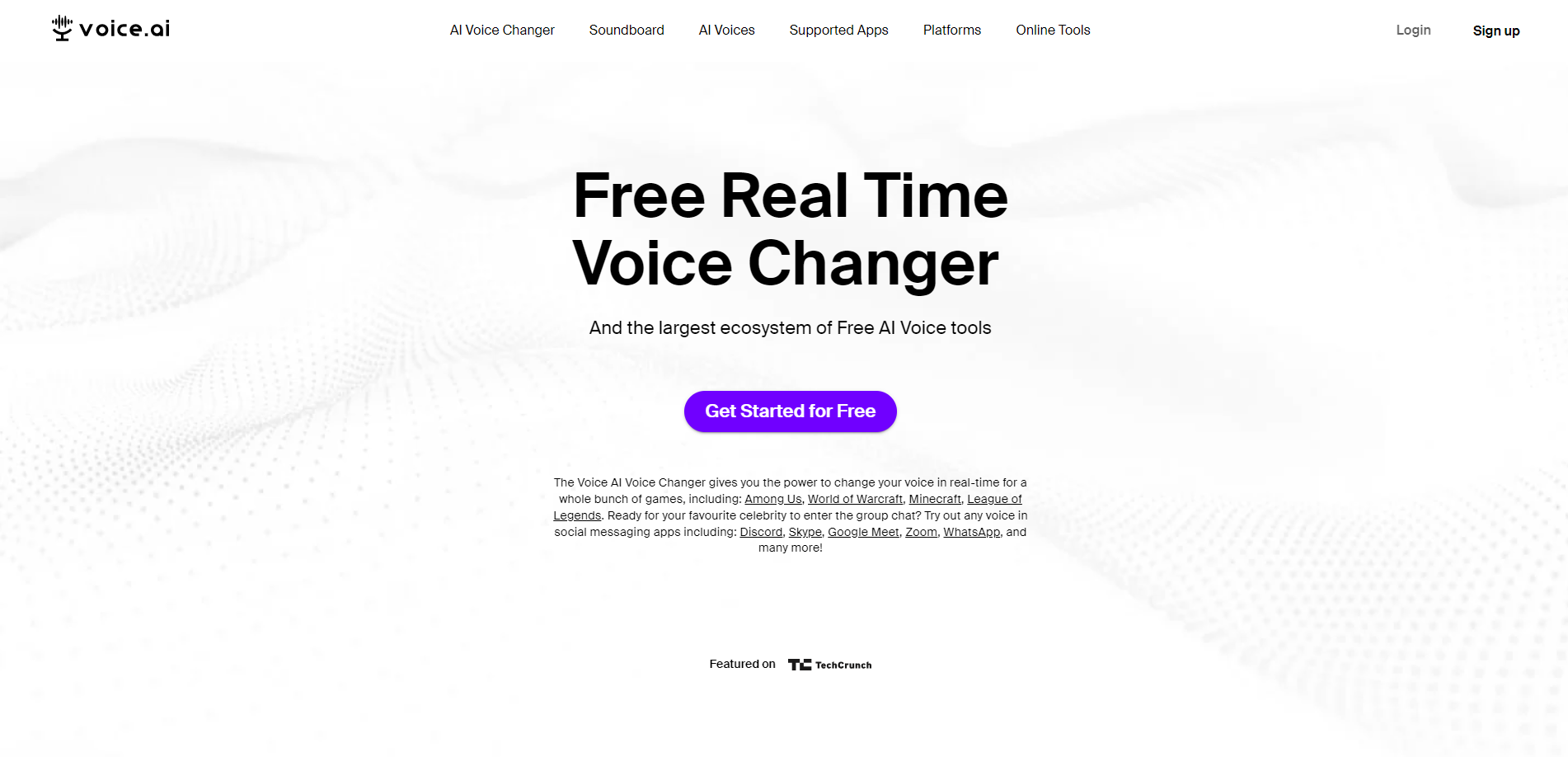 Voice AI Website Image