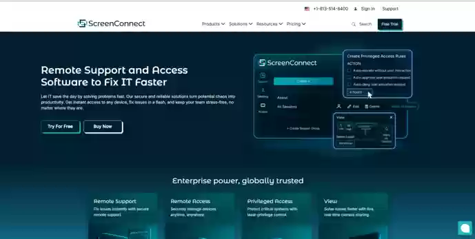 ScreenConnect Remote Desktop Software